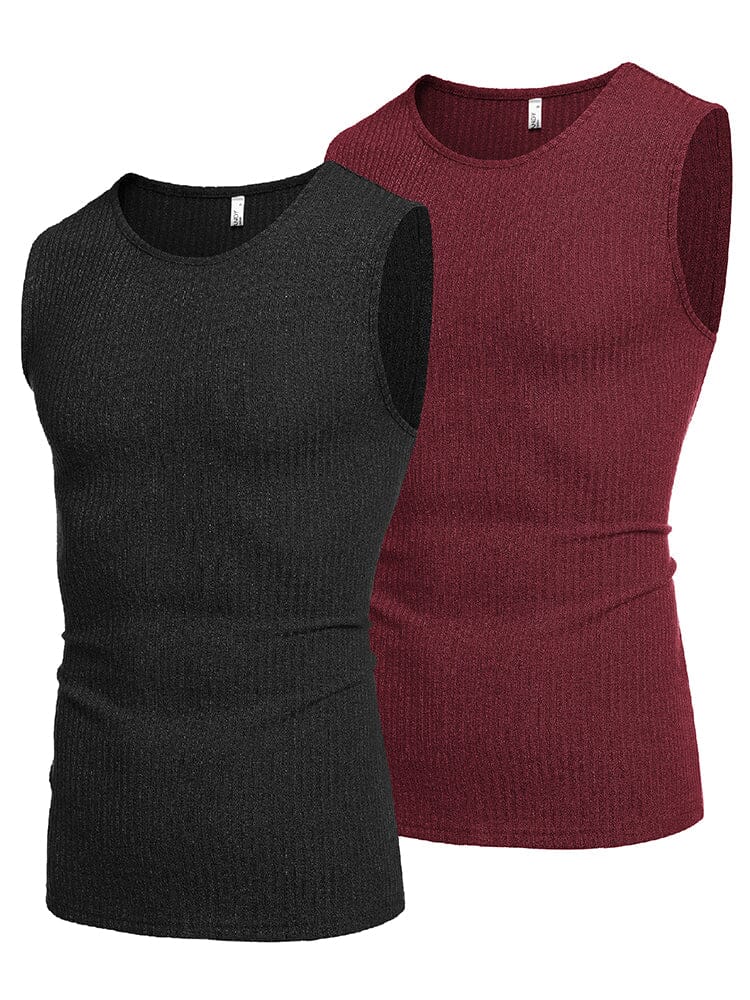 2 Pack Ribbed Knit Tank Tops (US Only) - Image 3