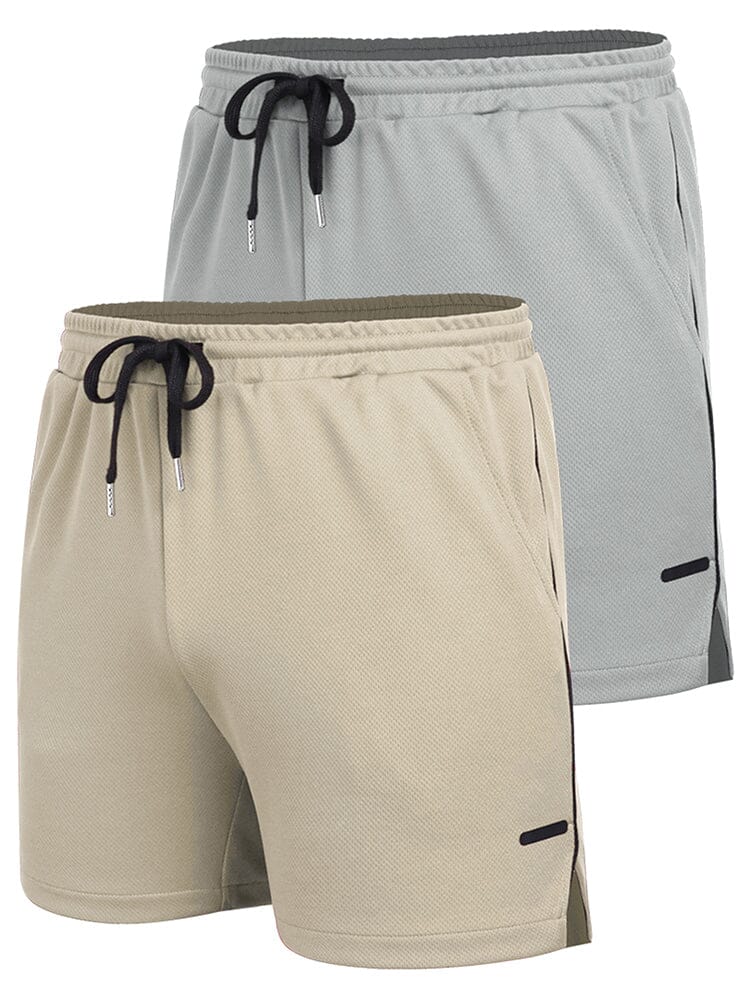 2-Piece Mesh Lightweight Workout Shorts (US Only) - Image 6