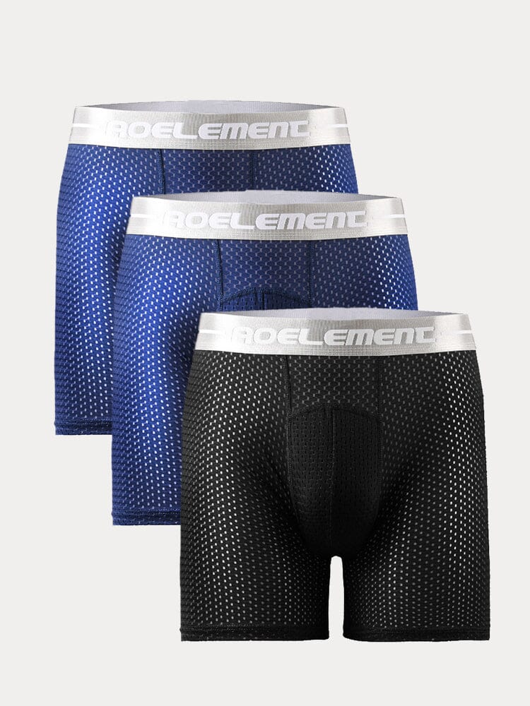 3-Pack Athletic Breathable Boxer Briefs - Image 12