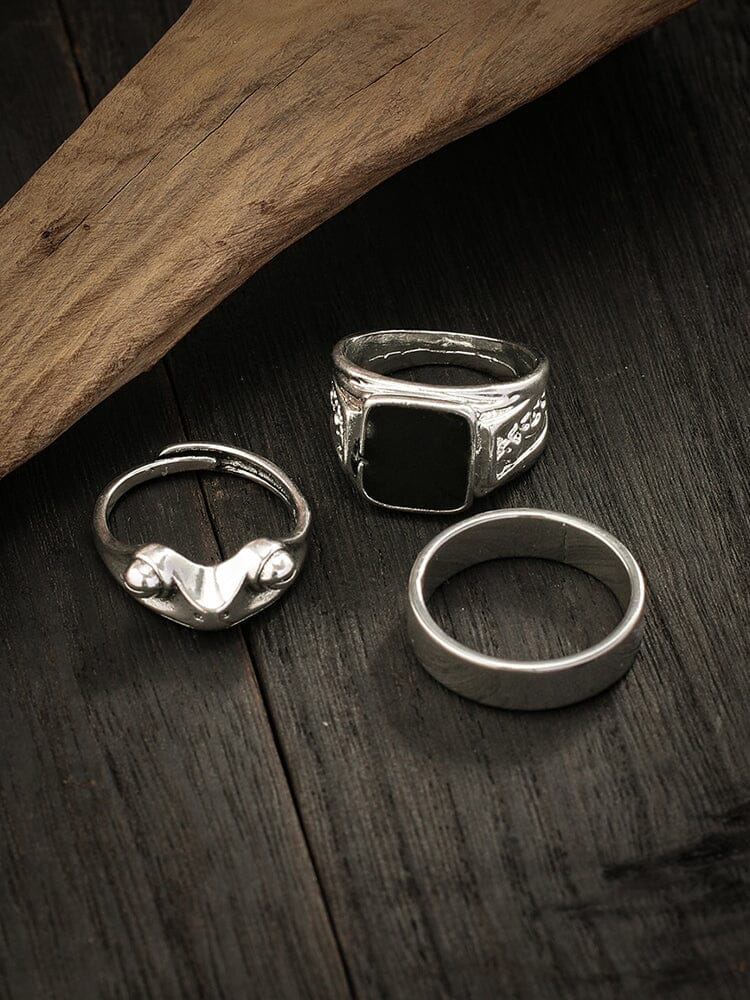 3Pcs Frog Stacking Rings Set - Image 5