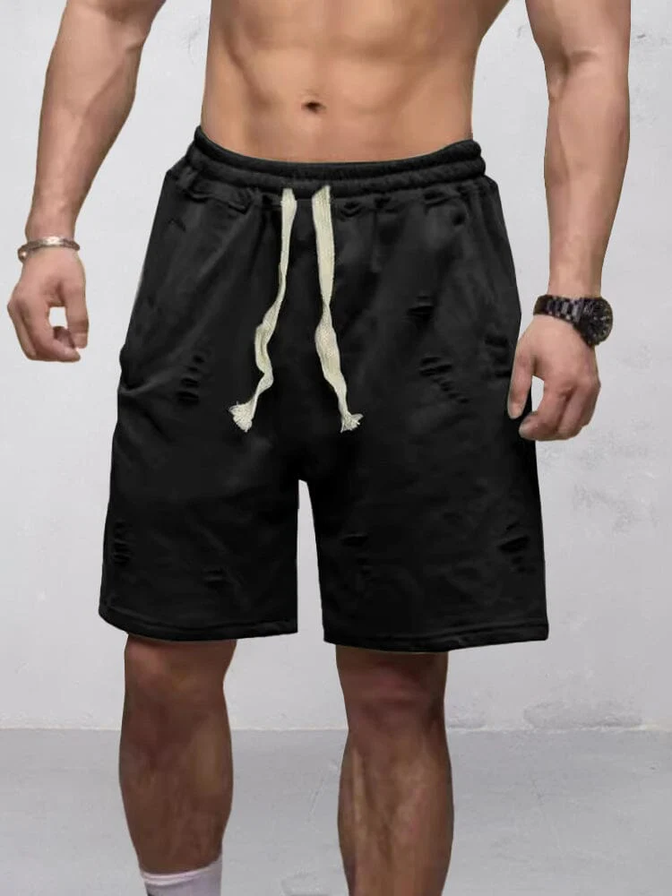 Active Comfort Ripped Shorts - Image 2