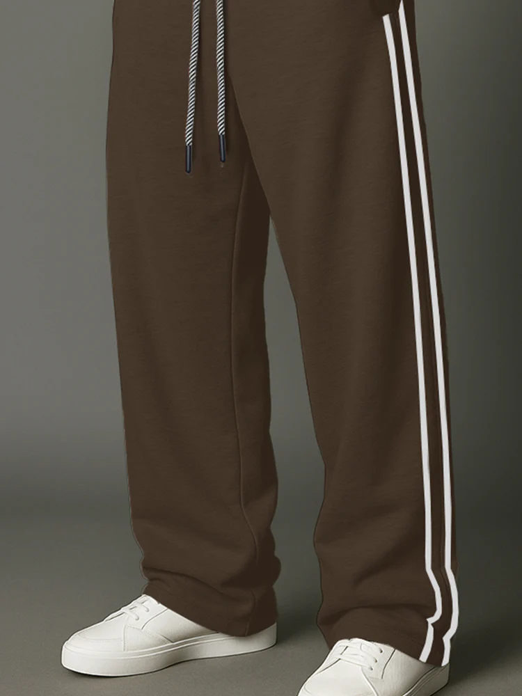 Active Side Stripe Loose Fit Pants - Image 4