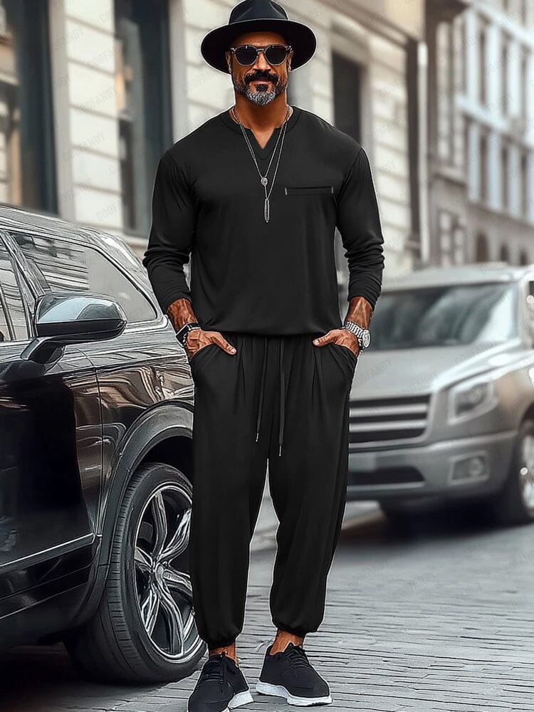 Active Simple T-shirt Jogger Set - Image 2