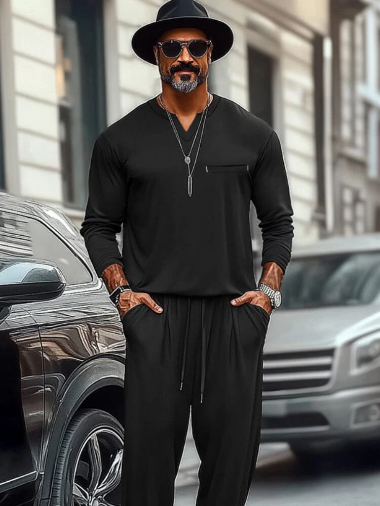 Active Simple T-shirt Jogger Set - Image 3