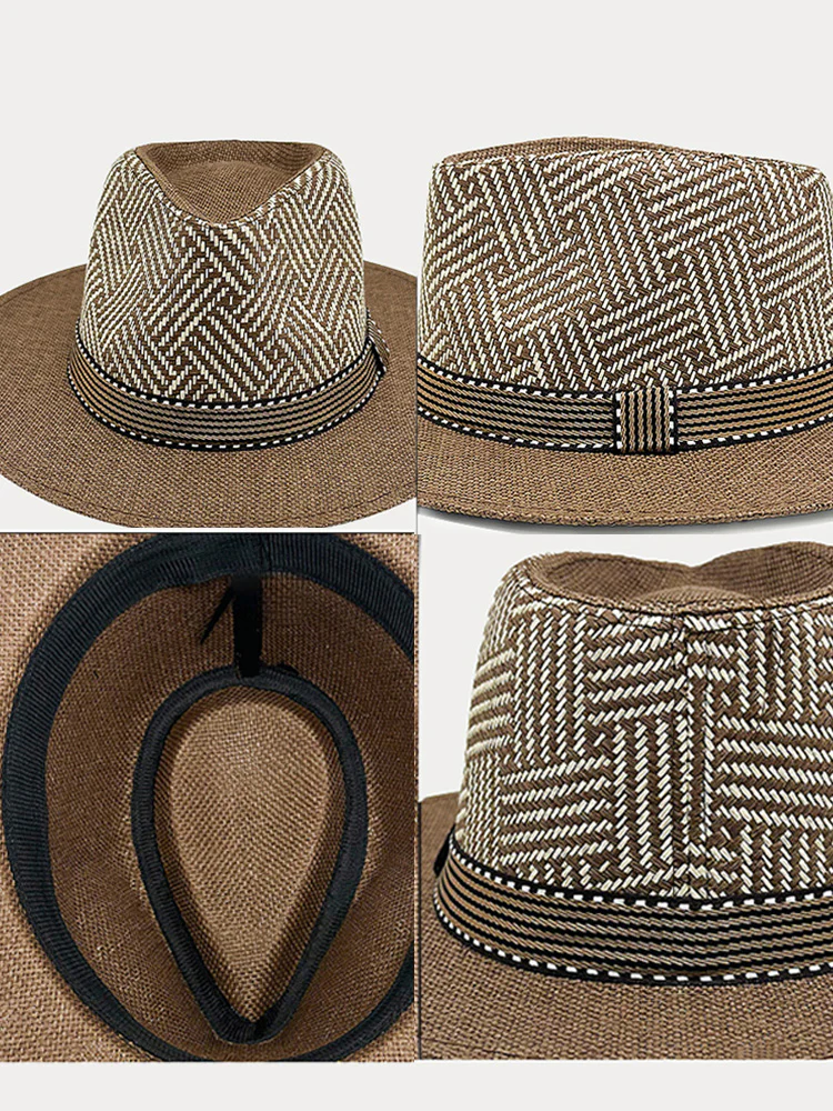 Airy Mesh Perforated Panama Fedora - Image 6