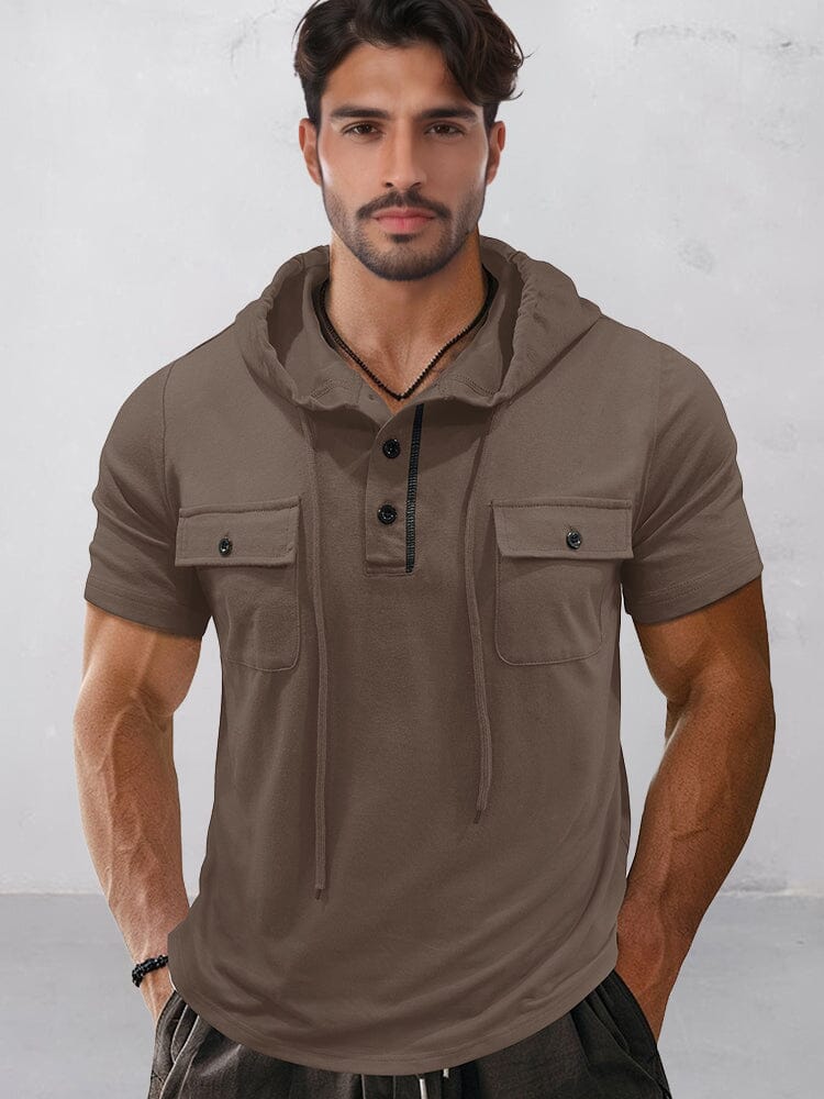 Athleisure Cargo Hooded Shirt - Image 4