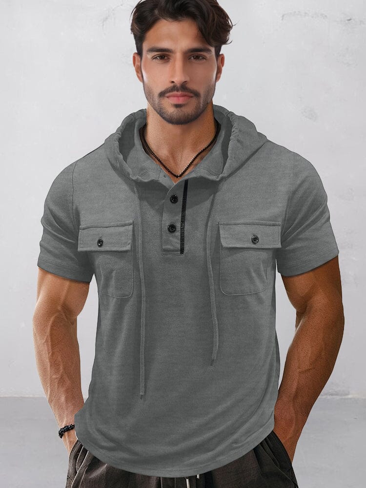 Athleisure Cargo Hooded Shirt - Image 5