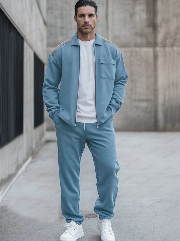 Athleisure Color Block 2-Piece Outfit - Image 2