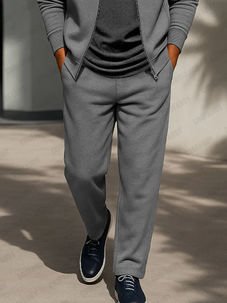 Athleisure Comfort Raglan Sleeve Jacket Set - Image 6