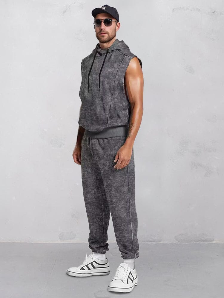 Athleisure Hooded Tank Top Set - Image 2
