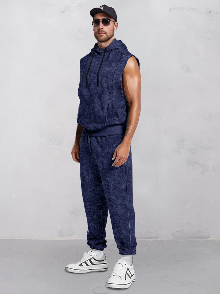 Athleisure Hooded Tank Top Set - Image 4