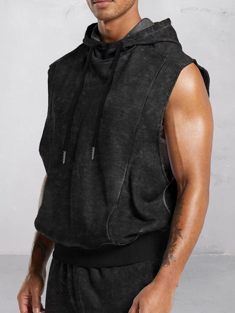 Athleisure Hooded Tank Top Set - Image 7
