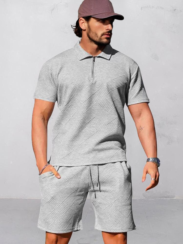 Athleisure Jacquard Textured Matching Set (Live Only) - Image 6