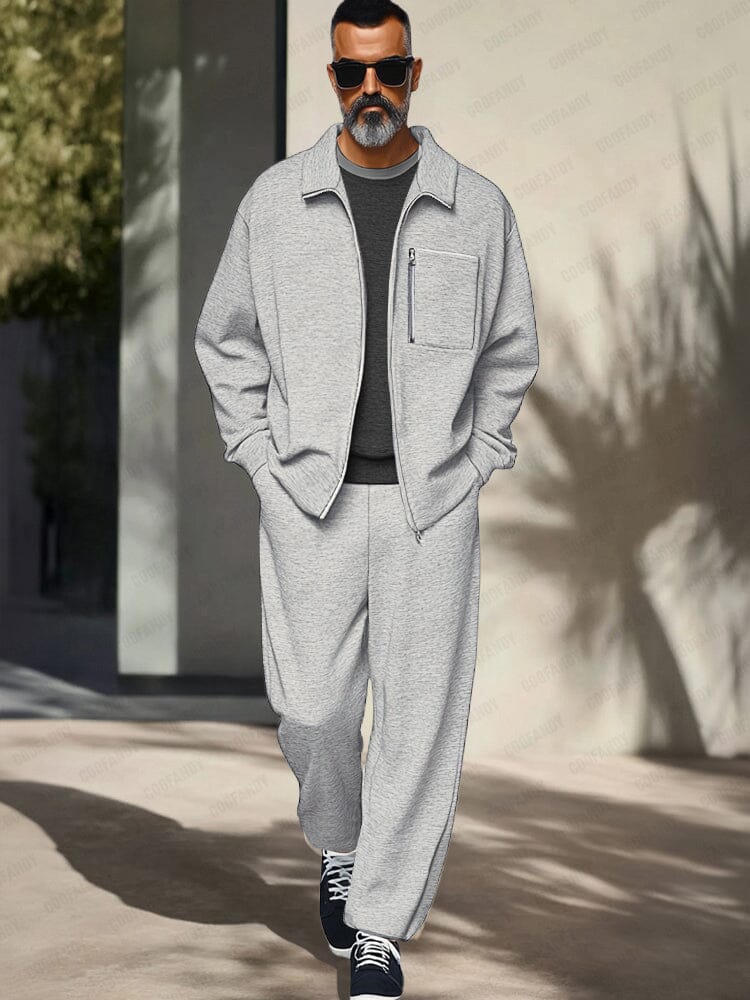Athleisure Regular Fit Jacket Set - Image 4