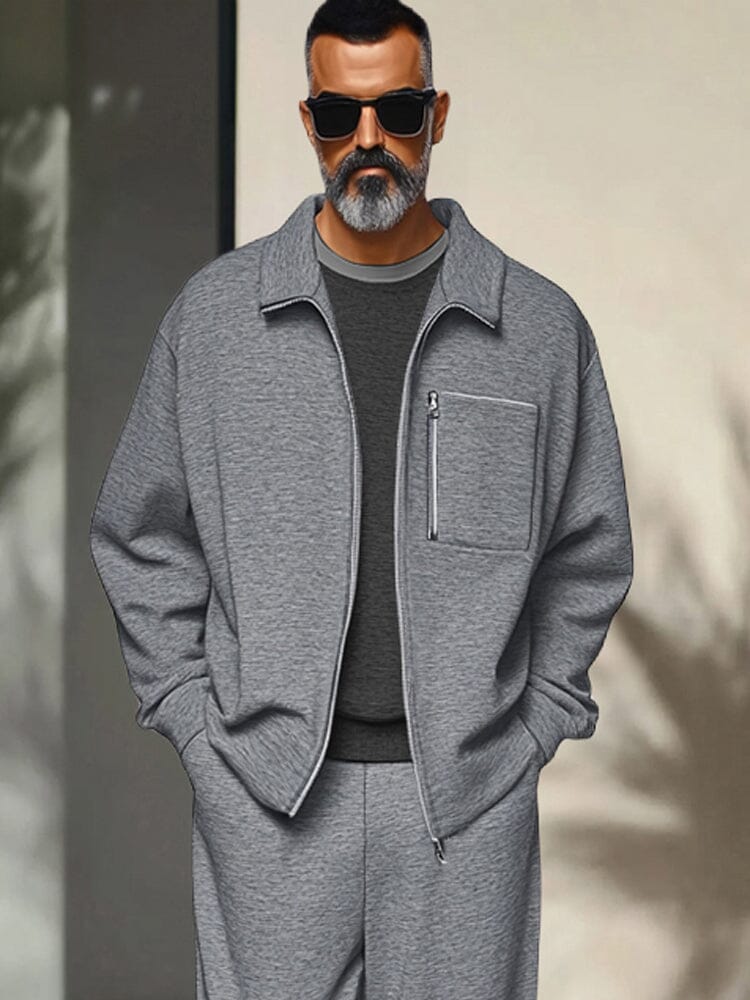 Athleisure Regular Fit Jacket Set - Image 5