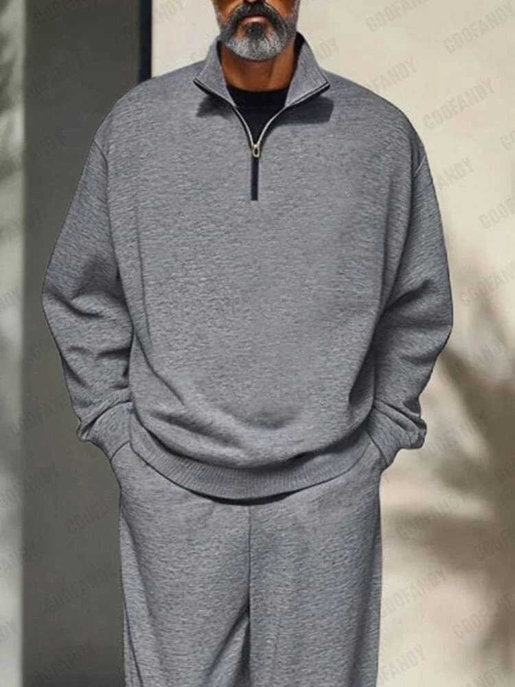 Athleisure Stand Collar 2-Piece Set - Image 3