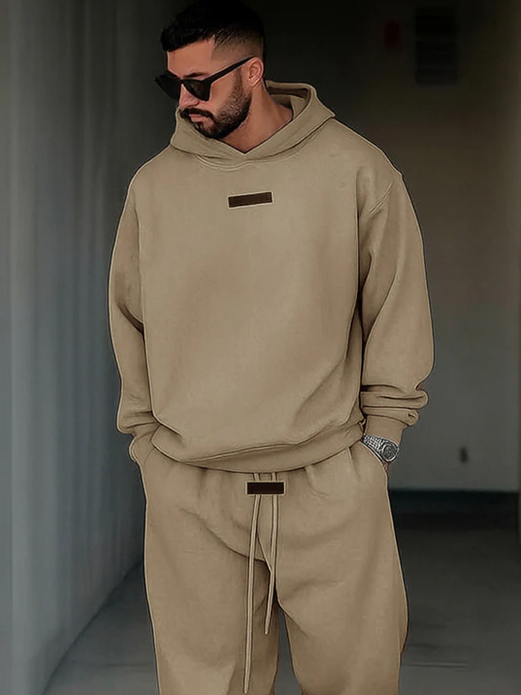 Athleisure Style Hoodie Pants Set - Image 3