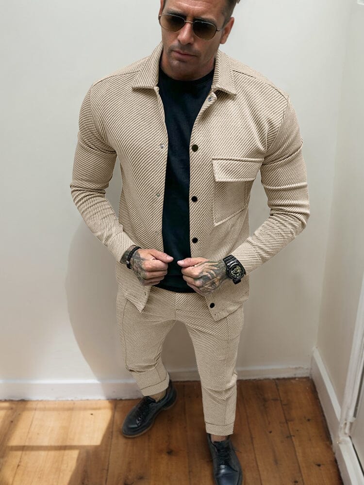 Athleisure Twill Jacket Set - Image 3