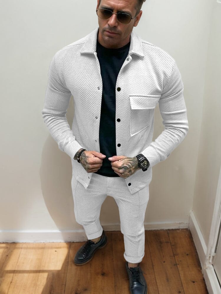 Athleisure Twill Jacket Set - Image 4