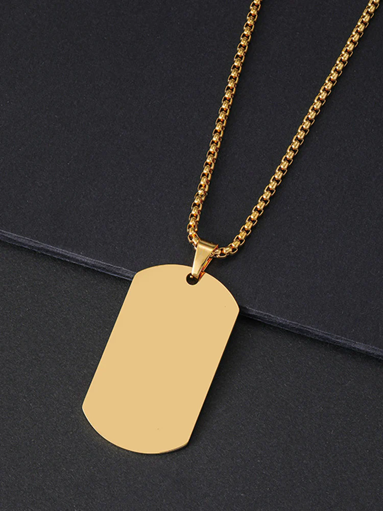 Basic Fashion Pendant Chain Necklace - Image 2