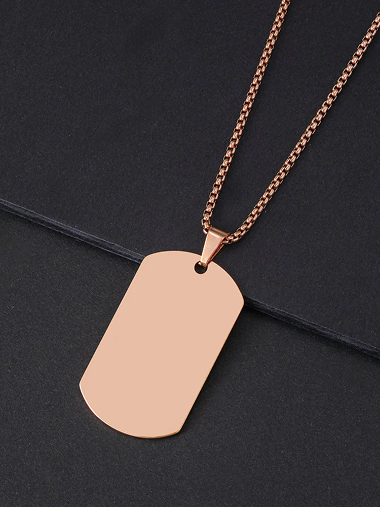 Basic Fashion Pendant Chain Necklace - Image 3