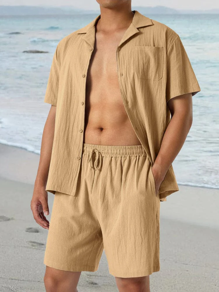 Basic Versatile 100% Cotton Shirt Set - Image 3