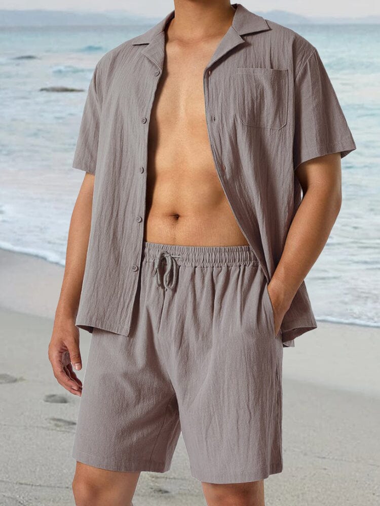 Basic Versatile 100% Cotton Shirt Set - Image 4