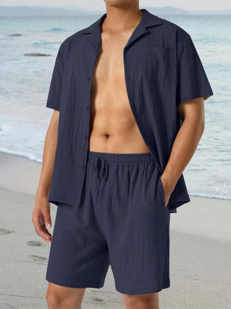 Basic Versatile 100% Cotton Shirt Set - Image 5