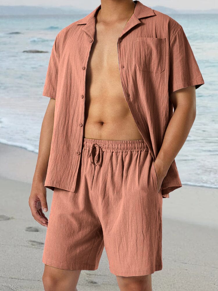 Basic Versatile 100% Cotton Shirt Set - Image 6