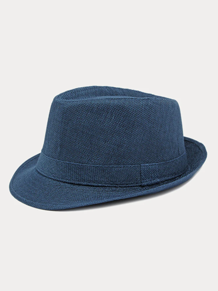Beach Sun Protection 100% Cotton Fedora Hat - Image 10