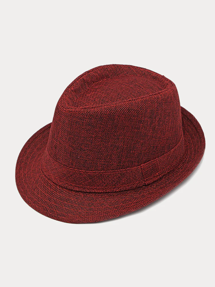 Beach Sun Protection 100% Cotton Fedora Hat - Image 11