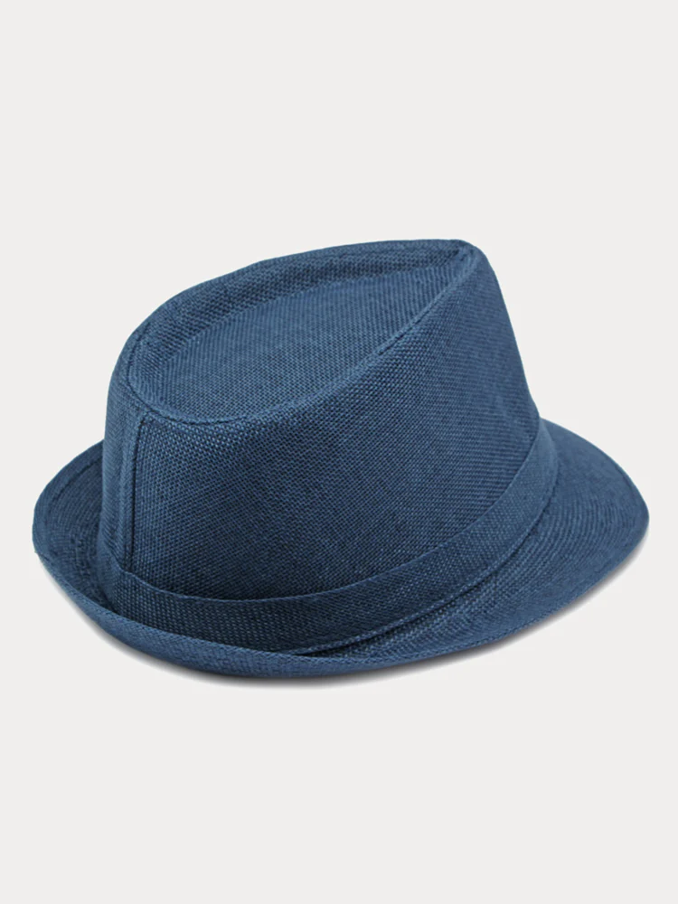 Beach Sun Protection 100% Cotton Fedora Hat - Image 17