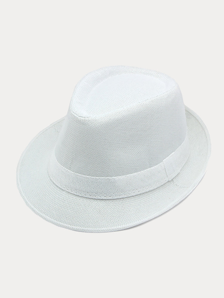 Beach Sun Protection 100% Cotton Fedora Hat - Image 9