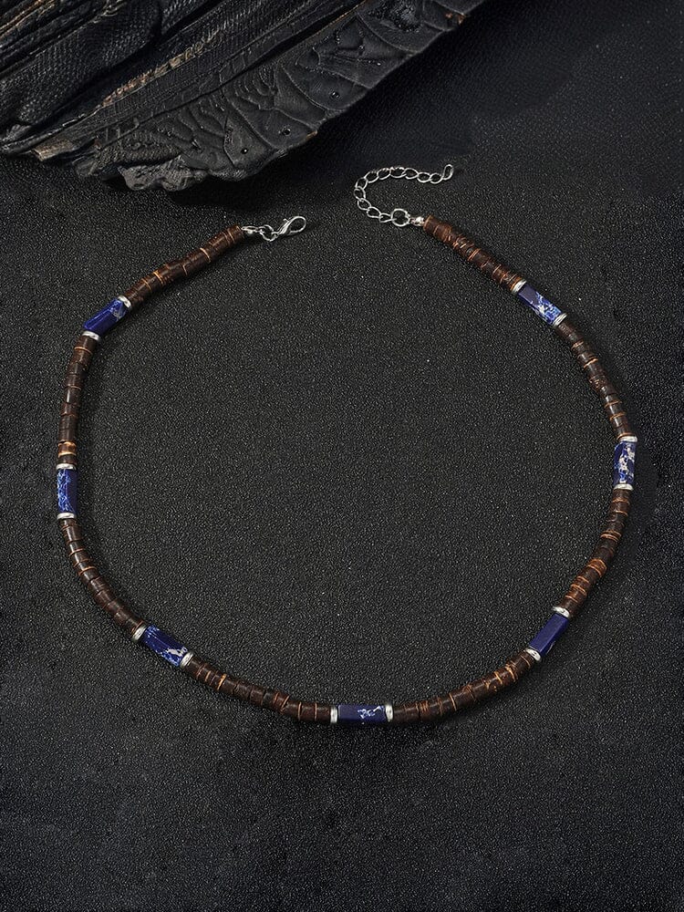 Bohemian Coconut Beaded Necklace - Image 4