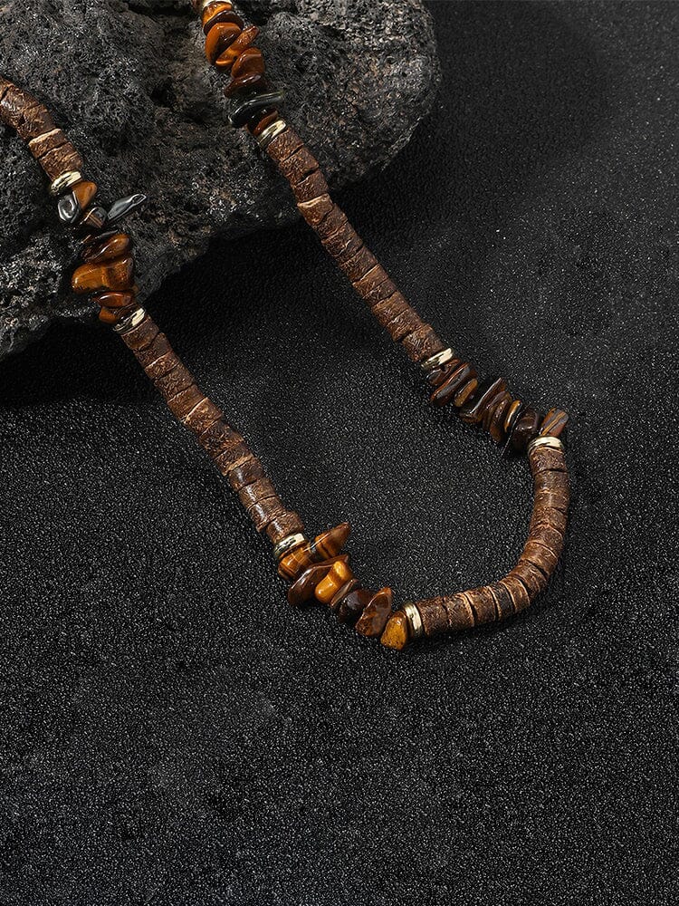 Bohemian Coconut Beaded Necklace - Image 7