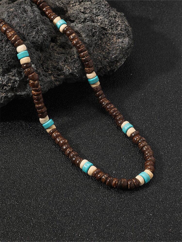 Bohemian Coconut Beaded Necklace - Image 8