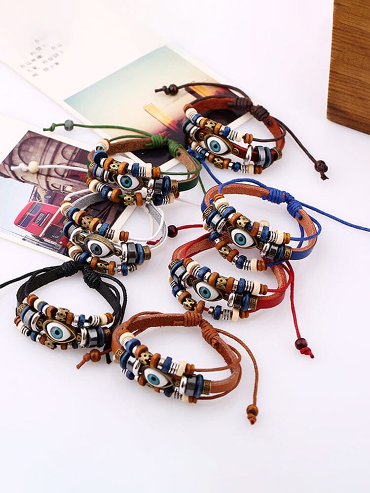 Bohemian Mystical Eye Beaded Bracelet - Image 10
