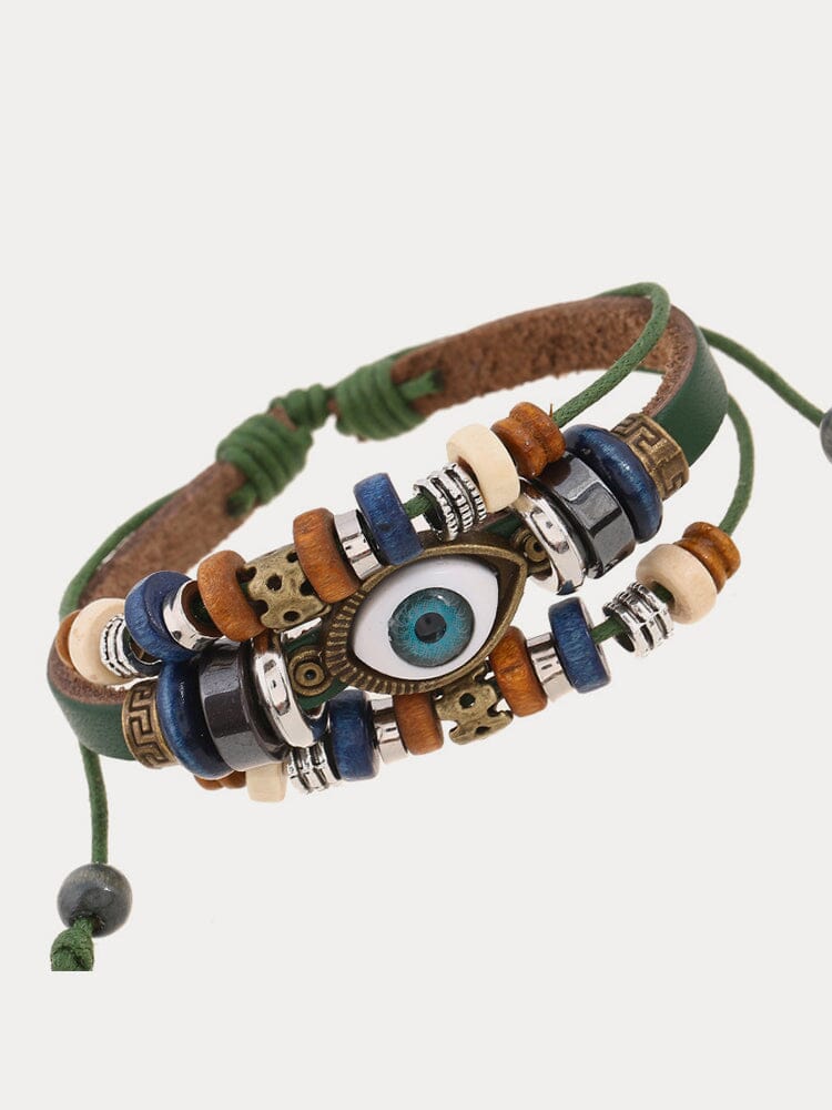 Bohemian Mystical Eye Beaded Bracelet - Image 3