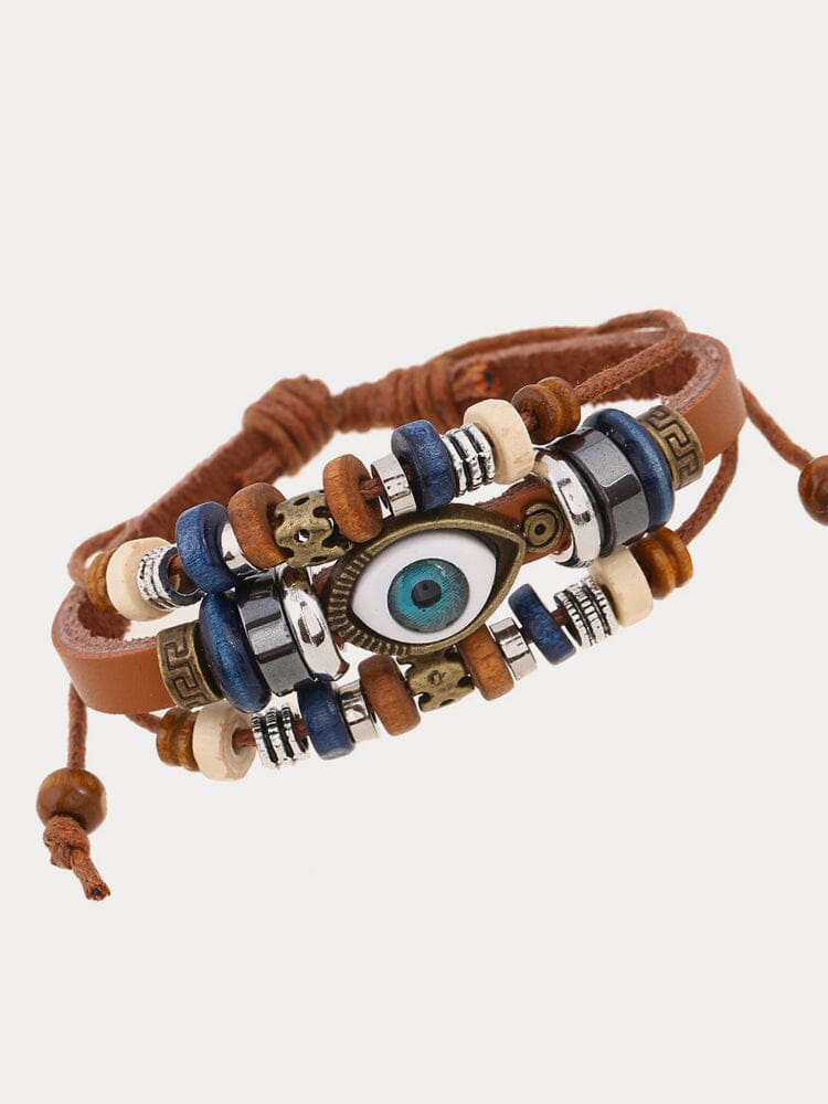 Bohemian Mystical Eye Beaded Bracelet - Image 4
