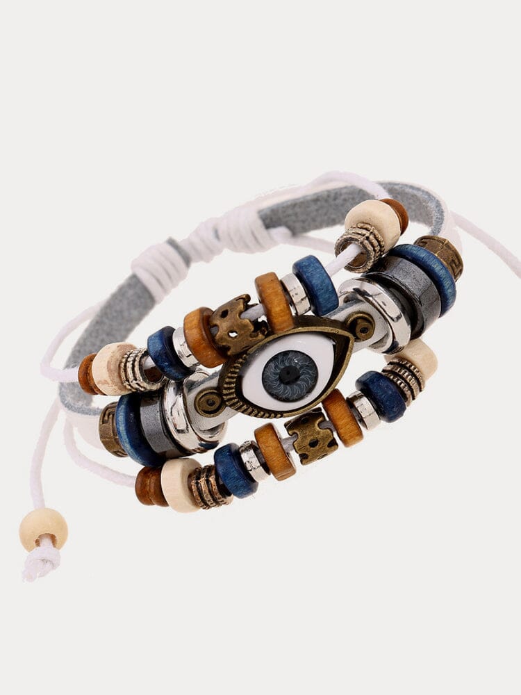 Bohemian Mystical Eye Beaded Bracelet - Image 7