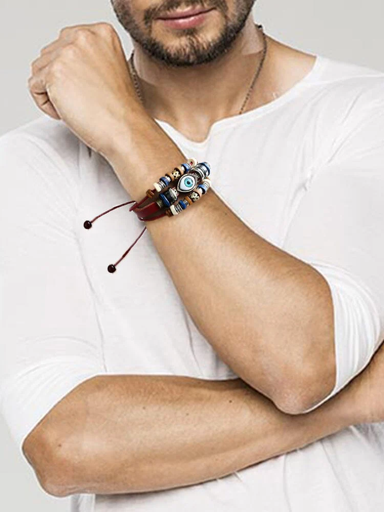 Bohemian Mystical Eye Beaded Bracelet - Image 8