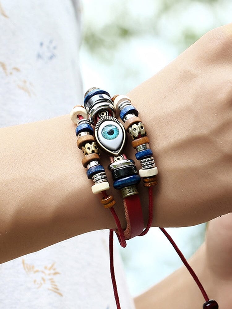 Bohemian Mystical Eye Beaded Bracelet - Image 9