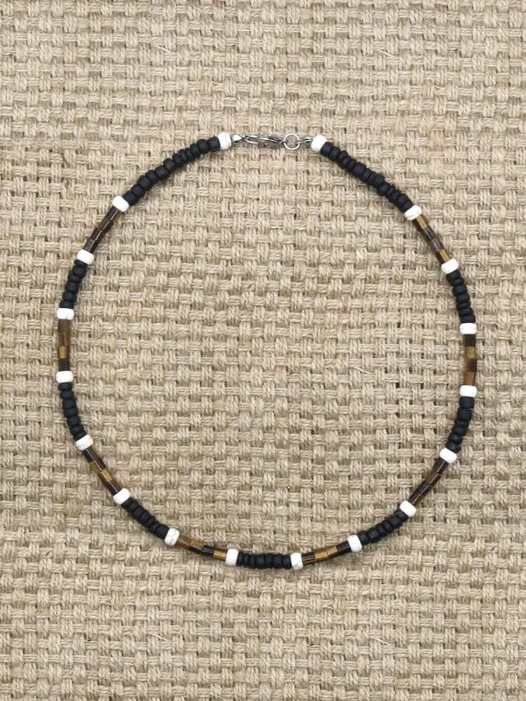 Bohemian Seashell Beaded Necklace - Image 3