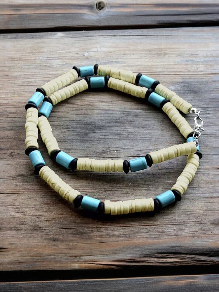 Bohemian Seashell Beaded Necklace - Image 4
