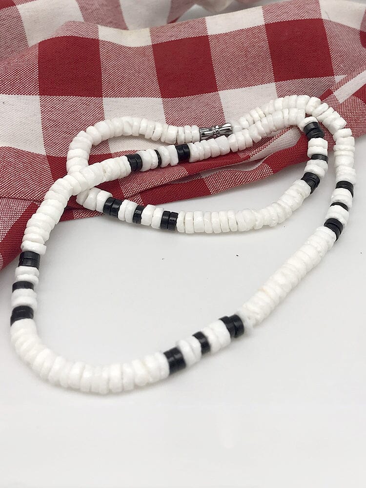 Bohemian Seashell Beaded Necklace - Image 3