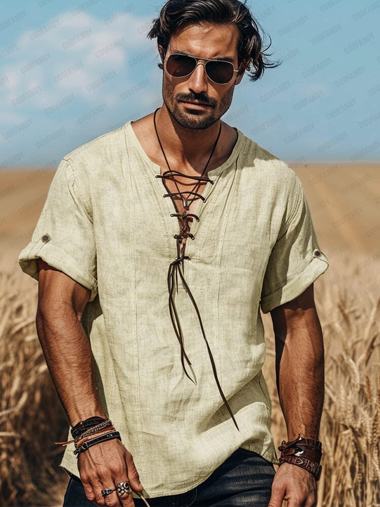 Boho Laced Cotton Top - Image 2