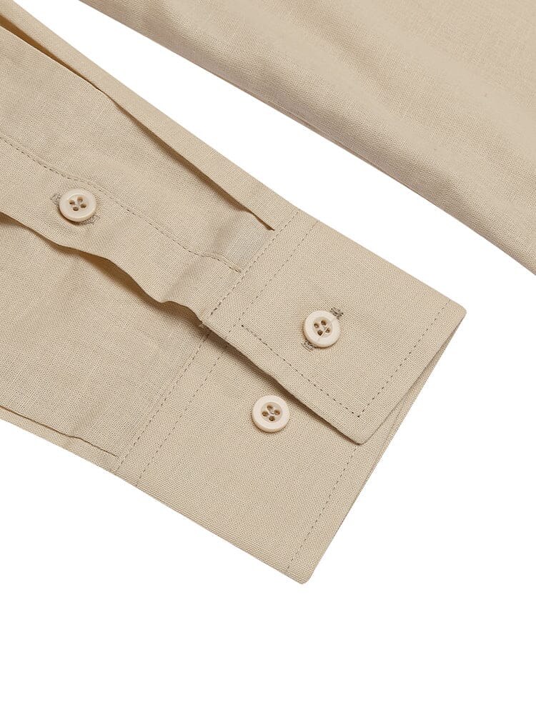 Breathable Button Up Linen Shirt (US Only) - Image 15