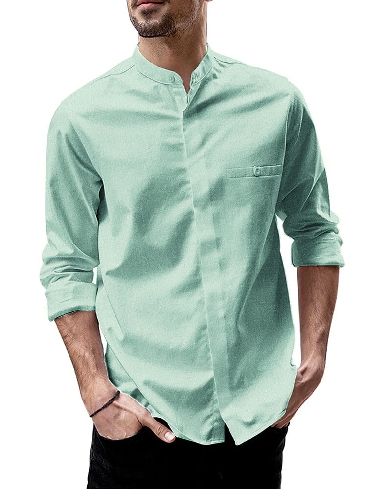 Breathable Button Up Linen Shirt (US Only) - Image 6