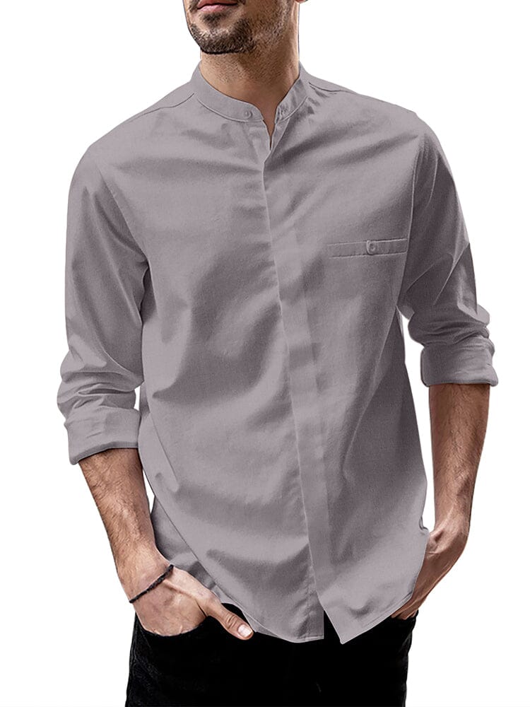 Breathable Button Up Linen Shirt (US Only) - Image 7