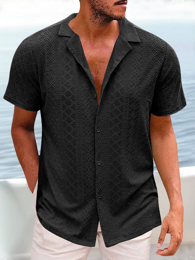 Breezy Eyelet Casual Shirt - Image 2